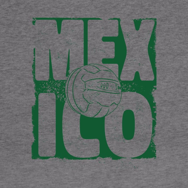 Vintage Mexican Football // Retro Mexico Soccer by SLAG_Creative